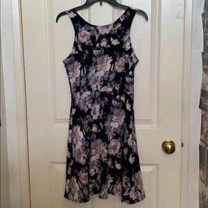 Floral AQUA Dress Medium